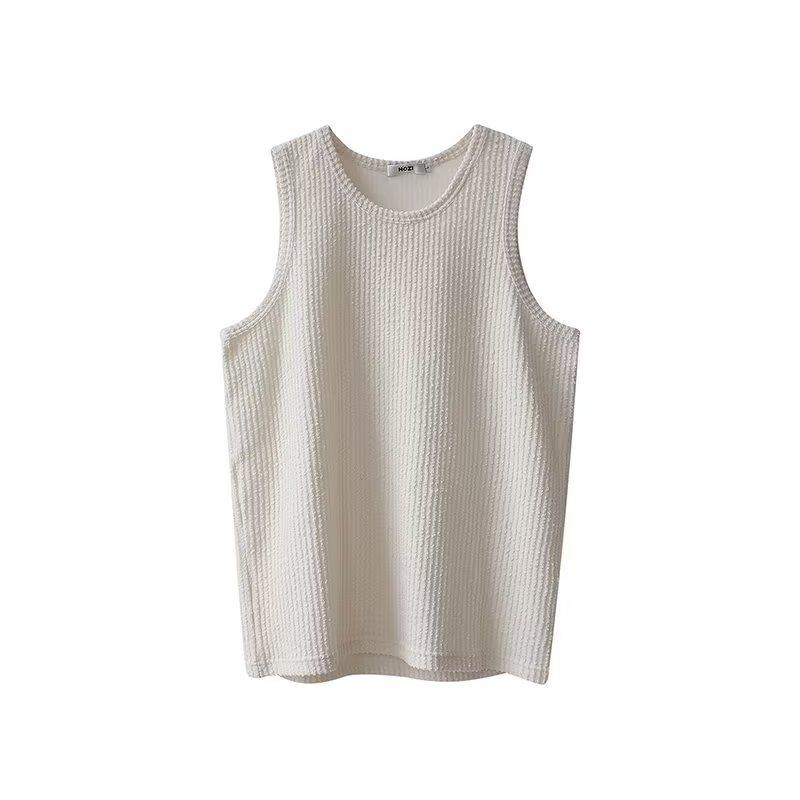 Жилет из трикотажного шелка в полоску в японском стиле - лето, ретро, облегающий Small грязно-белый
Жилет из трикотажного шелка в полоску в японском стиле - лето, ретро, облегающий Small грязно-белый