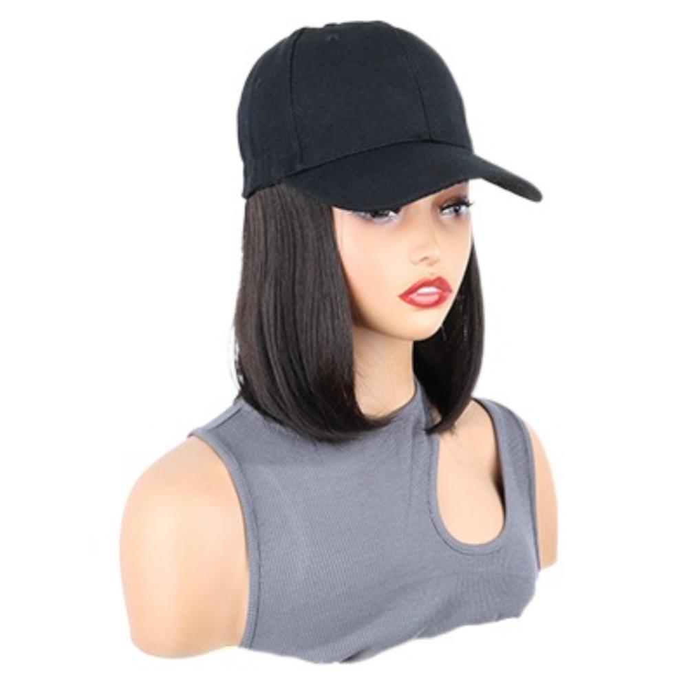 Adjustable Baseball Cap Bob Hair Wig Peaked Cap Sunshade Cap Wig Travel чорний/коричневий
Adjustable Baseball Cap Bob Hair Wig Peaked Cap Sunshade Cap Wig Travel чорний/коричневий