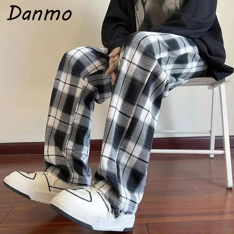 Danmo Большие размеры, летние повседневные клетчатые брюки из ледяного шелка, женские широкие брюки для пары, прямые брюки в стиле Харадзюку, большие размеры
Danmo Большие размеры, летние повседневные клетчатые брюки из ледяного шелка, женские широкие брюки для пары, прямые брюки в стиле Харадзюку, большие размеры