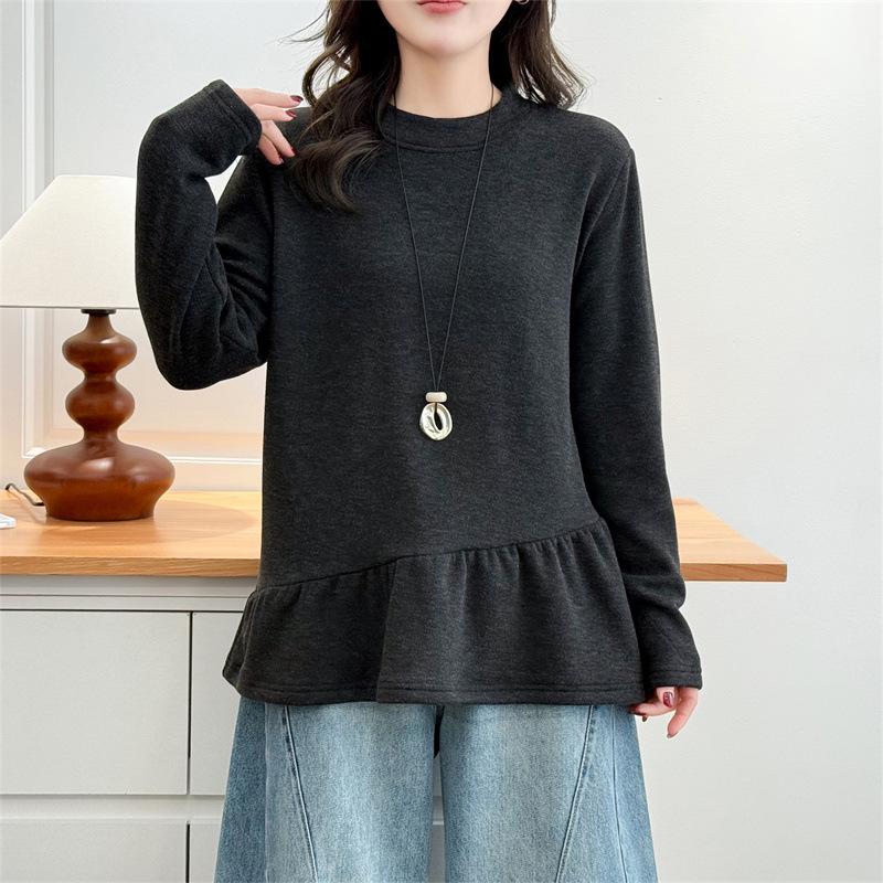 Winter 2025 Plus Size Women s Fleece-Lined Ruffled Hem Long Sleeve Shirt - Thick Slimming Base Layer 4XL черный серый
Winter 2025 Plus Size Women s Fleece-Lined Ruffled Hem Long Sleeve Shirt - Thick Slimming Base Layer 4XL черный серый
