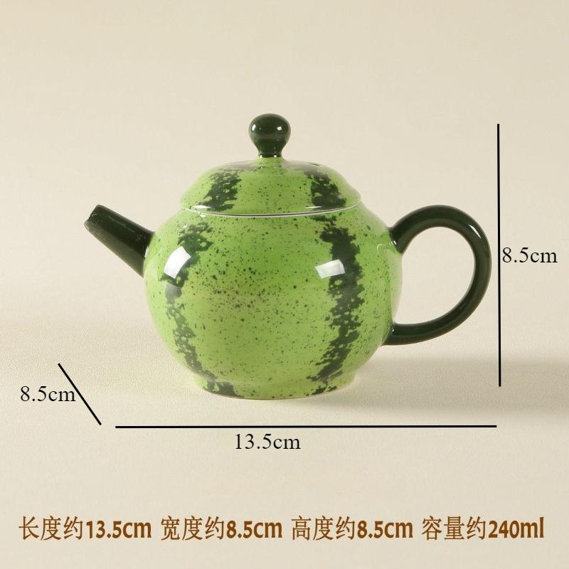 Hand Drawn Watermelon Teapot Ceramic Kettle Tea Infuser Small Capacity Teapot Filter Pot Single Pot Teaware Tea Brewing Utensils
Hand Drawn Watermelon Teapot Ceramic Kettle Tea Infuser Small Capacity Teapot Filter Pot Single Pot Teaware Tea Brewing Utensils