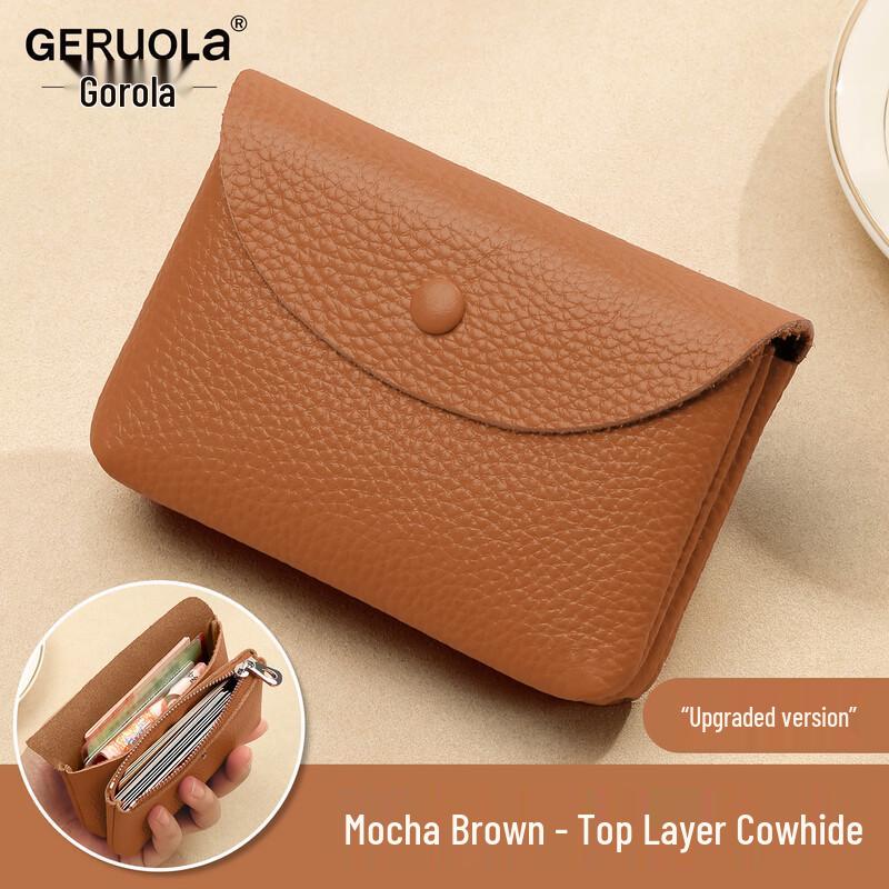 Geruola Leather Flap Coin & Card Purse
Geruola Leather Flap Coin & Card Purse