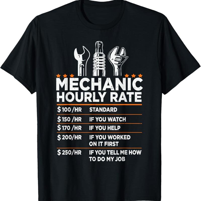 Mechanic Hourly Rate Labor Rates Funny Co Workers Car Lover T Shirt - Men s Summer Cotton Graphic Tee S разноцветный
Mechanic Hourly Rate Labor Rates Funny Co Workers Car Lover T Shirt - Men s Summer Cotton Graphic Tee S разноцветный