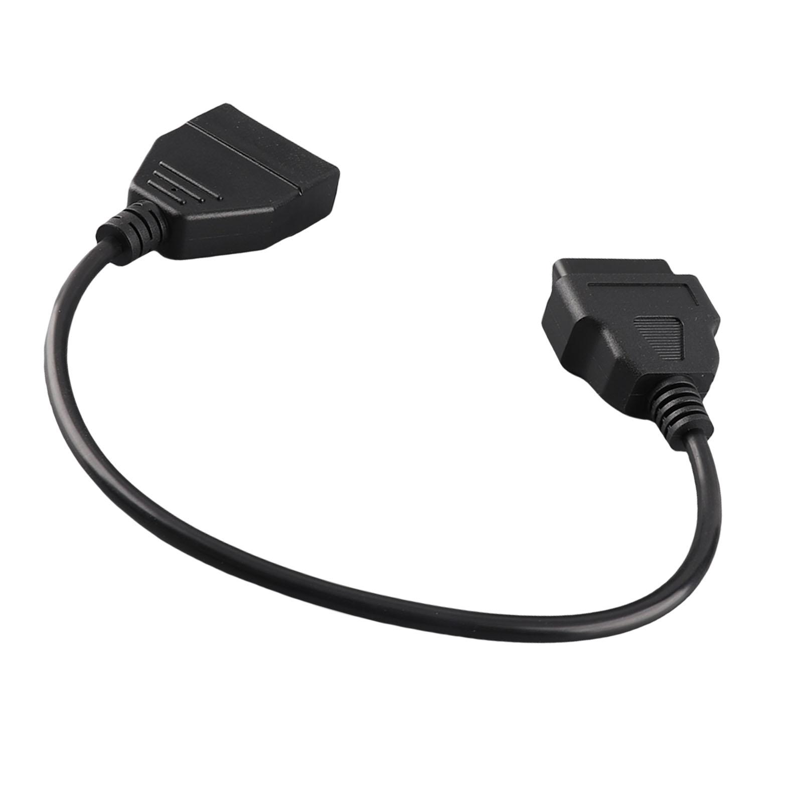 Professional Auto Diagnostic Connector Cable for 12Pin Male to OBD 16Pin Female Adapter
Professional Auto Diagnostic Connector Cable for 12Pin Male to OBD 16Pin Female Adapter