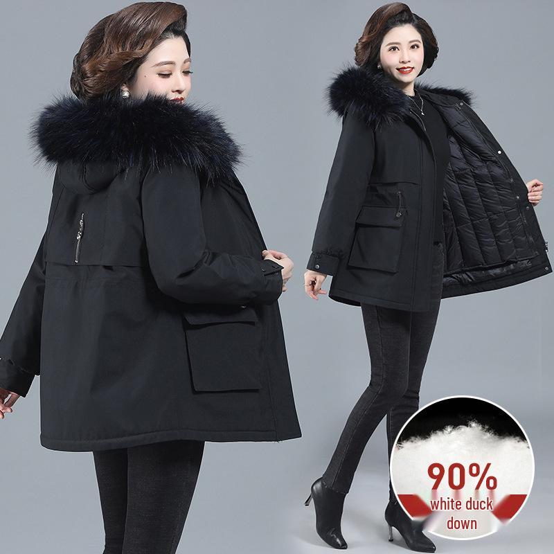 Mom s Winter Down Parka: Short, Thickened Coat with Removable Liner for Middle-Aged & Elderly Women 3XL чорний
Mom s Winter Down Parka: Short, Thickened Coat with Removable Liner for Middle-Aged & Elderly Women 3XL чорний