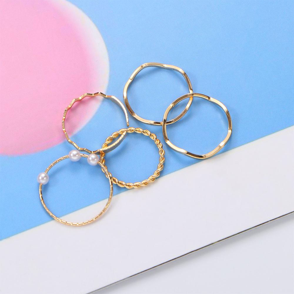 Gold Parties Personality Minimalist Round Pearl Women Jewelry Wedding Ring Wavy Ring Rings Set
Gold Parties Personality Minimalist Round Pearl Women Jewelry Wedding Ring Wavy Ring Rings Set