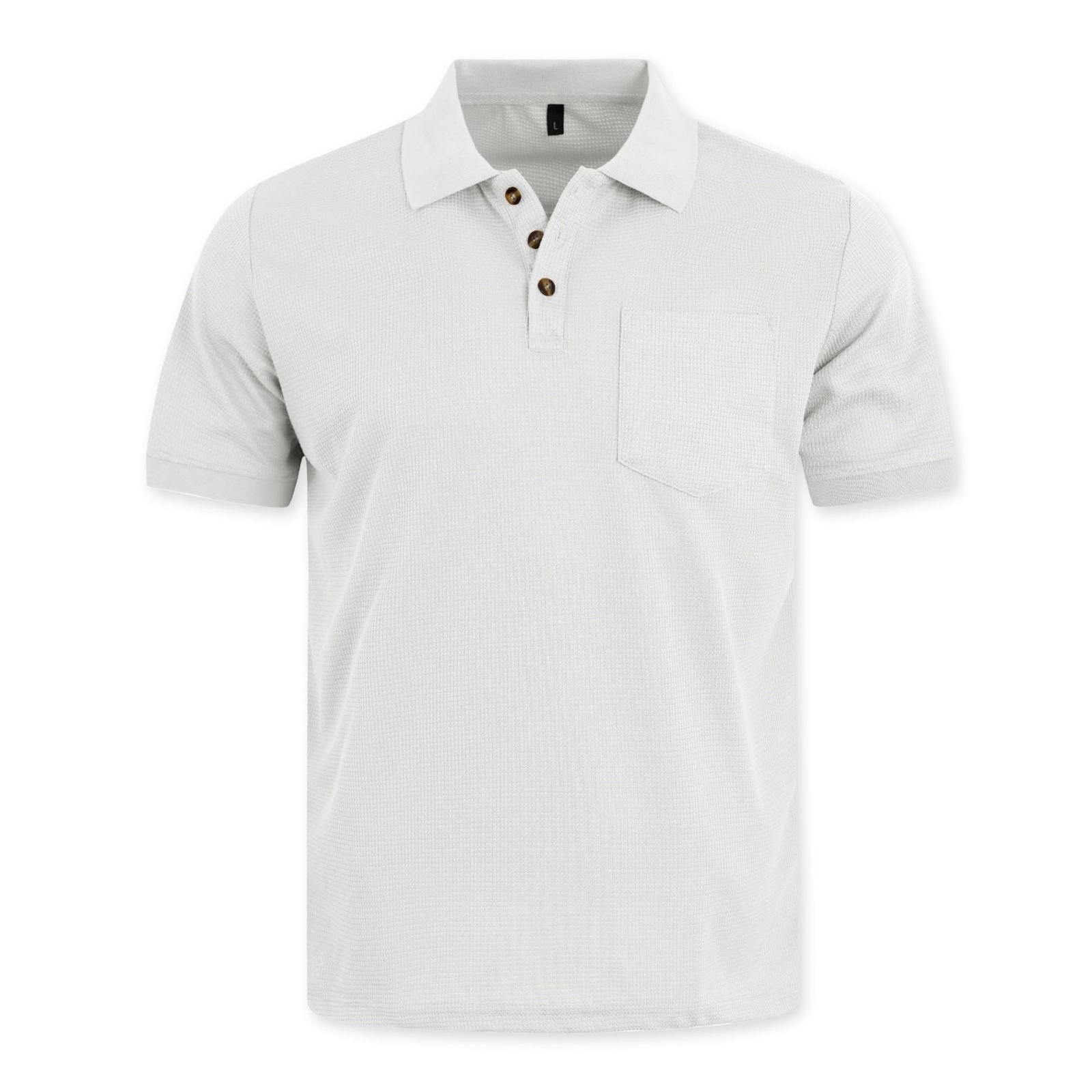 Men s Casual Stylish Loose And Soft Breathable Check Single-pocket T-shirt XL білий
Men s Casual Stylish Loose And Soft Breathable Check Single-pocket T-shirt XL білий