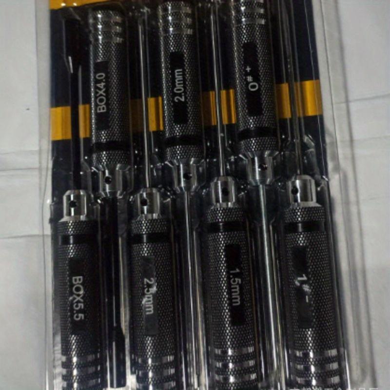 7Pcs/Set of Aircraft Model Tools with Black Round Handle 0#+,1#-,4.0,5.5,BOX,1.5,2.0,2.5,3.0mm чёрный
7Pcs/Set of Aircraft Model Tools with Black Round Handle 0#+,1#-,4.0,5.5,BOX,1.5,2.0,2.5,3.0mm чёрный