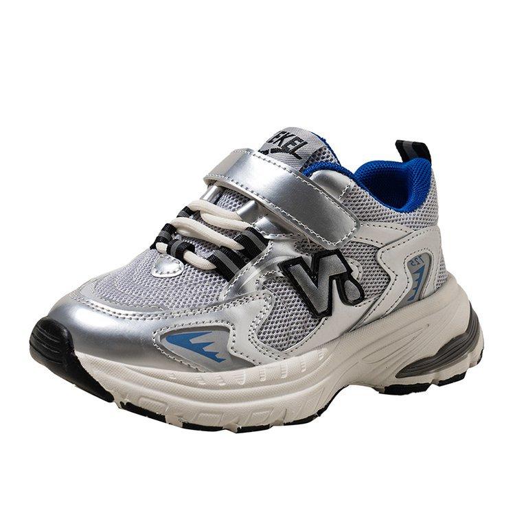 Детская спортивная обувь 2025 весна и осень новая для девочек дышащая сетка кроссовки папы для мальчиков мягкая подошва нескользящая обувь для бега тренд 37 серебряный
Детская спортивная обувь 2025 весна и осень новая для девочек дышащая сетка кроссовки папы для мальчиков мягкая подошва нескользящая обувь для бега тренд 37 серебряный