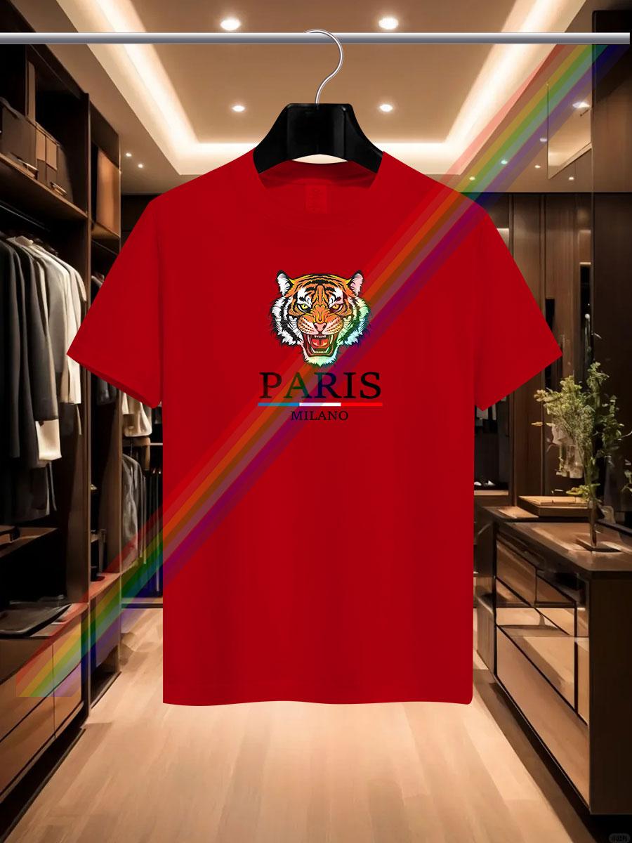 2024 новая летняя роскошная мужская мода Париж принт Голова тигра футболка чистый хлопок круглый вырез повседневный тренд Y2K высококлассный высокое качеств 4XL
2024 новая летняя роскошная мужская мода Париж принт Голова тигра футболка чистый хлопок круглый вырез повседневный тренд Y2K высококлассный высокое качеств 4XL