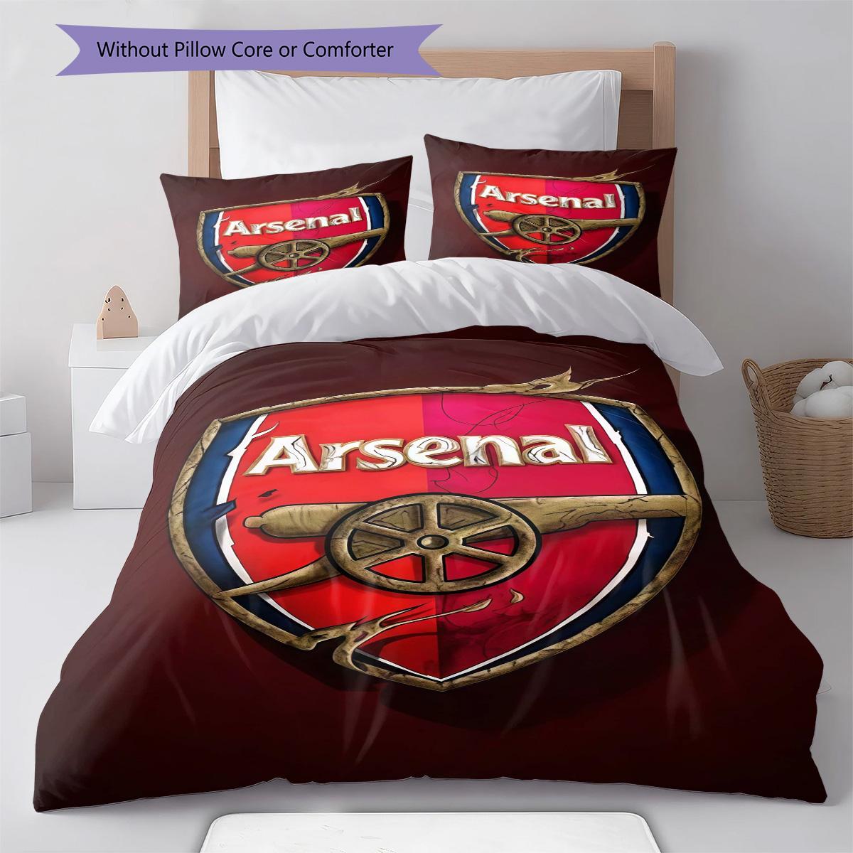 Arsenal team logo RugPattern Bedding Quilt Set Quilt Cover Pillowcase Home Decoration Birthday Gift (1 * duvet cover + 2 * pillowcase, without core) 200x200cm
Arsenal team logo RugPattern Bedding Quilt Set Quilt Cover Pillowcase Home Decoration Birthday Gift (1 * duvet cover + 2 * pillowcase, without core) 200x200cm