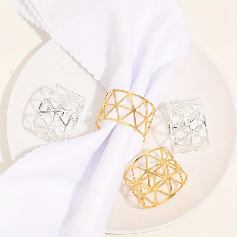 4Pcs Metal Hollow Triangle Napkin Rings - Hotel Banquet Tableware & Decor Essentials 4pcs золотой
4Pcs Metal Hollow Triangle Napkin Rings - Hotel Banquet Tableware & Decor Essentials 4pcs золотой