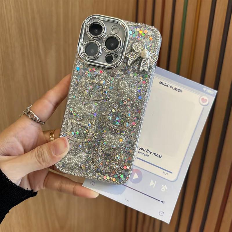 Glitter Sequin Drip Glue Kt Bow Tie Phone Case For Iphone17Air Fine Hole Anti-Drop Apple 16Promax iPhone 11
Glitter Sequin Drip Glue Kt Bow Tie Phone Case For Iphone17Air Fine Hole Anti-Drop Apple 16Promax iPhone 11