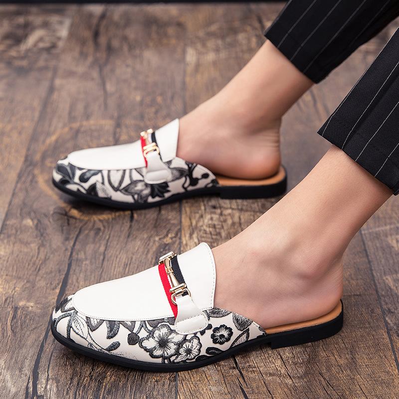 Large size half drag beanie shoes men s 2025 summer sandals newly opened fashion printed fringed British casual shoes 37 чёрный
Large size half drag beanie shoes men s 2025 summer sandals newly opened fashion printed fringed British casual shoes 37 чёрный