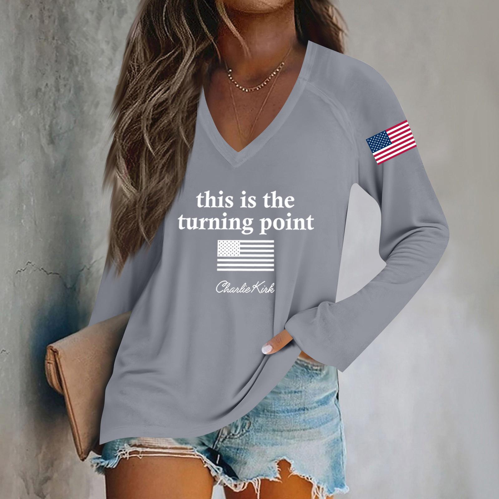 Женская мода повседневная хэллоуинская принтованная блузка с длинным рукавом и V-образным вырезом XXL
Женская мода повседневная хэллоуинская принтованная блузка с длинным рукавом и V-образным вырезом XXL