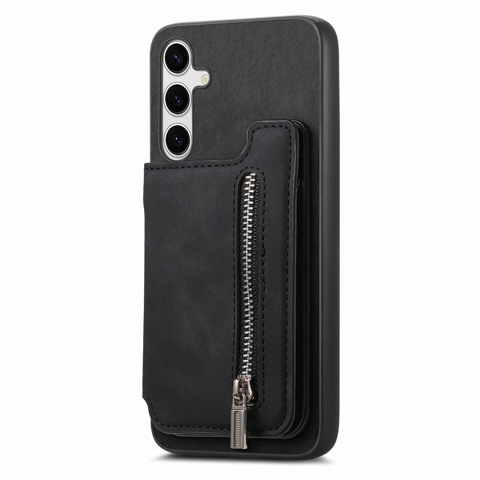 For Samsung Galaxy S25 Case Magnetic Detachable Zipper Card Holder Leather Phone Back Cover Pink
For Samsung Galaxy S25 Case Magnetic Detachable Zipper Card Holder Leather Phone Back Cover Pink