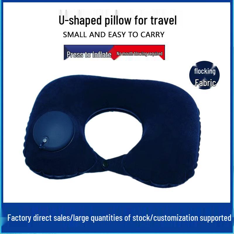 Inflatable U-Shaped Travel Pillow - Neck Support for Camping & High-Speed Rail
Inflatable U-Shaped Travel Pillow - Neck Support for Camping & High-Speed Rail