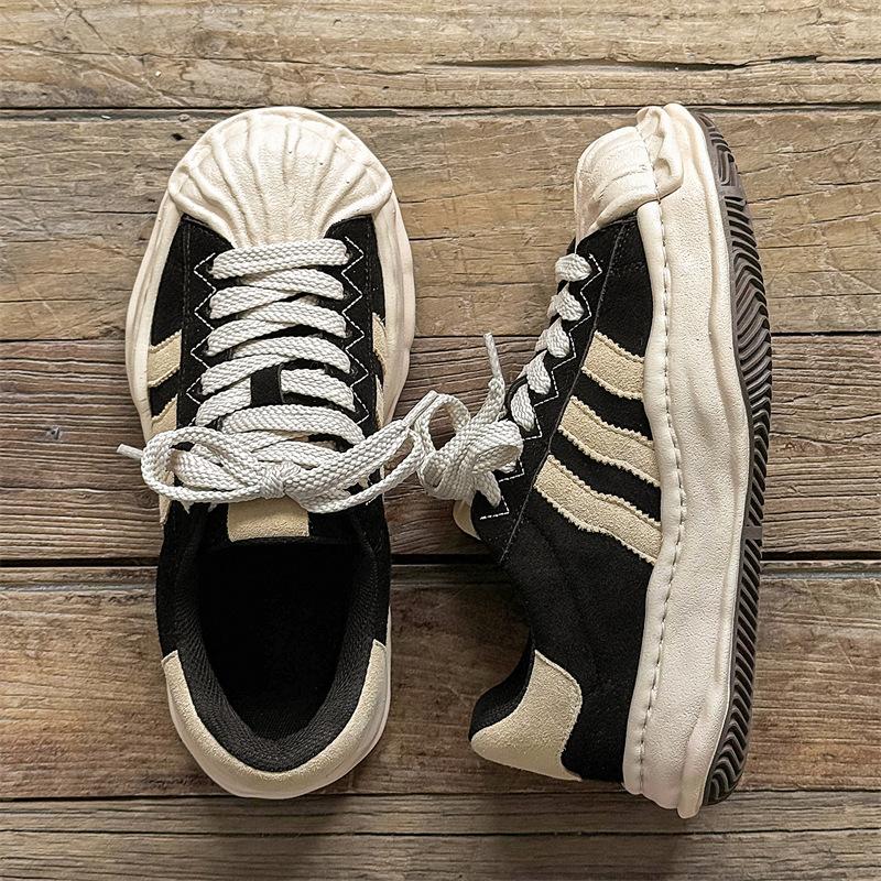 Ракушечная голова Sanyuan растворяющаяся обувь нишевая сращивание ретро зебра цветовая гамма толстая подошва увеличивающая пара обувь низкая верхняя часть обувь для доски 39 чёрный
Ракушечная голова Sanyuan растворяющаяся обувь нишевая сращивание ретро зебра цветовая гамма толстая подошва увеличивающая пара обувь низкая верхняя часть обувь для доски 39 чёрный