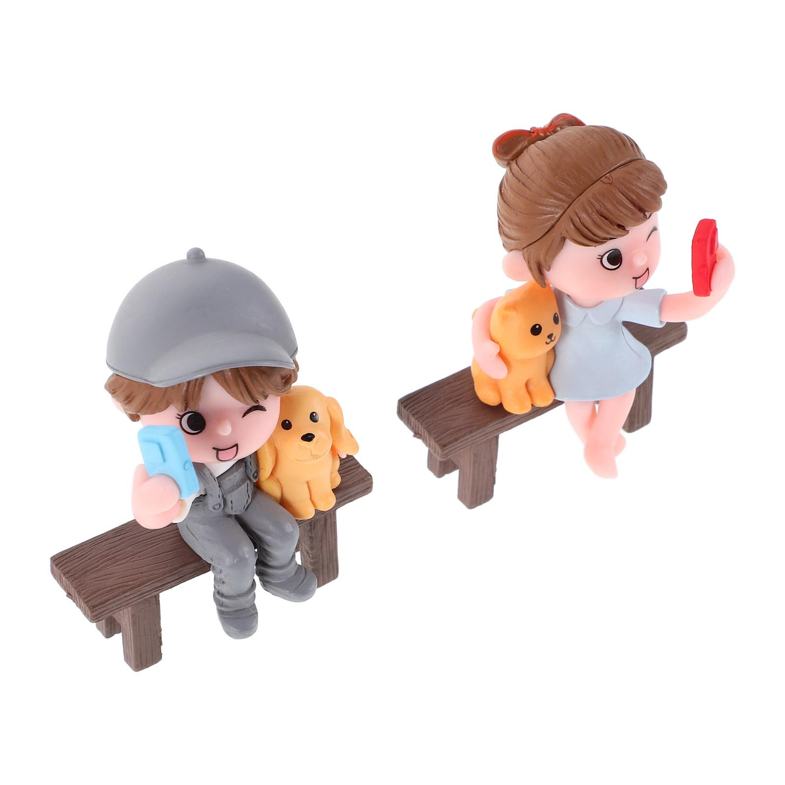 1 Pair Mini Sitting Couple Sculpture Romantic Home Decor DIY Micro Landscape Decoration Valentines Day Coffee Table Accent 6.1X4.6X4CM
1 Pair Mini Sitting Couple Sculpture Romantic Home Decor DIY Micro Landscape Decoration Valentines Day Coffee Table Accent 6.1X4.6X4CM