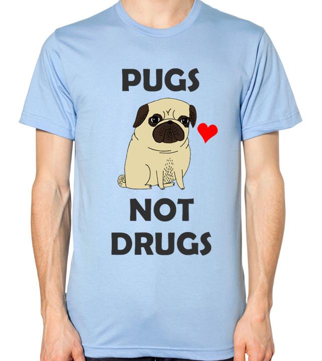Pugs Not Drugs T-Shirt Mens Ladies Unisex Top 2XL
Pugs Not Drugs T-Shirt Mens Ladies Unisex Top 2XL