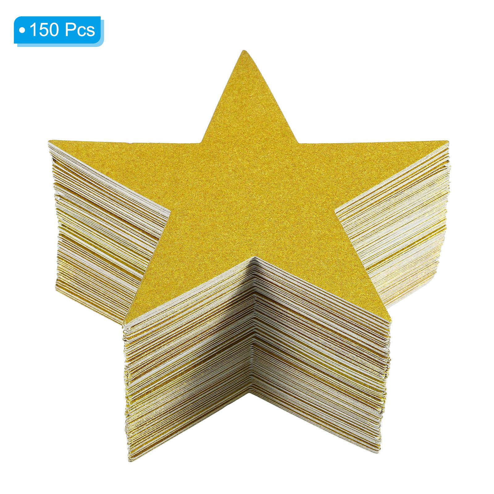 Cutouts Double Printed Paper Glitter Star Confetti Cutouts Cardboard Stars for Bulletin Board Classroom Party 48/60/150pcs
Cutouts Double Printed Paper Glitter Star Confetti Cutouts Cardboard Stars for Bulletin Board Classroom Party 48/60/150pcs
