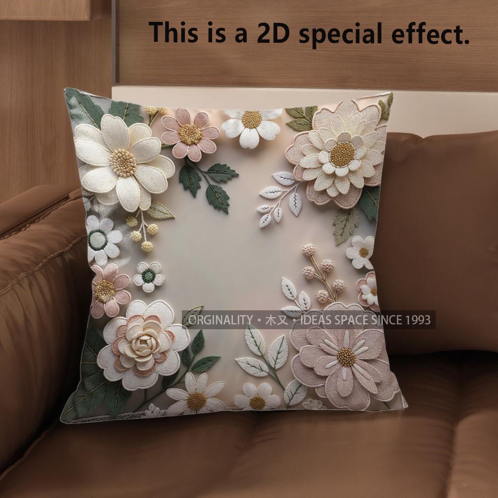 2D Set Of 4 Vintage Floral Throw Pillow Covers Pattern Cushion Cover Suitable For Sofa Bedroom Car Pillow Cover 40x40cm
2D Set Of 4 Vintage Floral Throw Pillow Covers Pattern Cushion Cover Suitable For Sofa Bedroom Car Pillow Cover 40x40cm