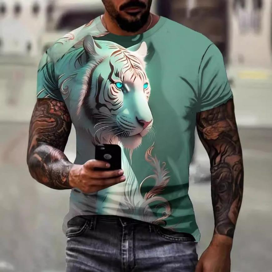 Summer Short Sleeved Men s Daily Casual Style Tiger 3D Printed Short Sleeved T-shirt 6XL
Summer Short Sleeved Men s Daily Casual Style Tiger 3D Printed Short Sleeved T-shirt 6XL