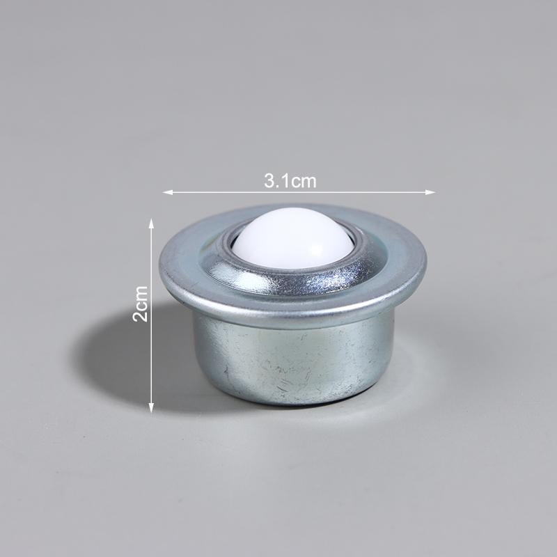 1PCS Sliver Hardware Nylon Ball Caster CY-8H/12H/15H/22H/30H Universal Nylon Ball Pulley Casters Steel Eye Round Wheel Furniture
1PCS Sliver Hardware Nylon Ball Caster CY-8H/12H/15H/22H/30H Universal Nylon Ball Pulley Casters Steel Eye Round Wheel Furniture