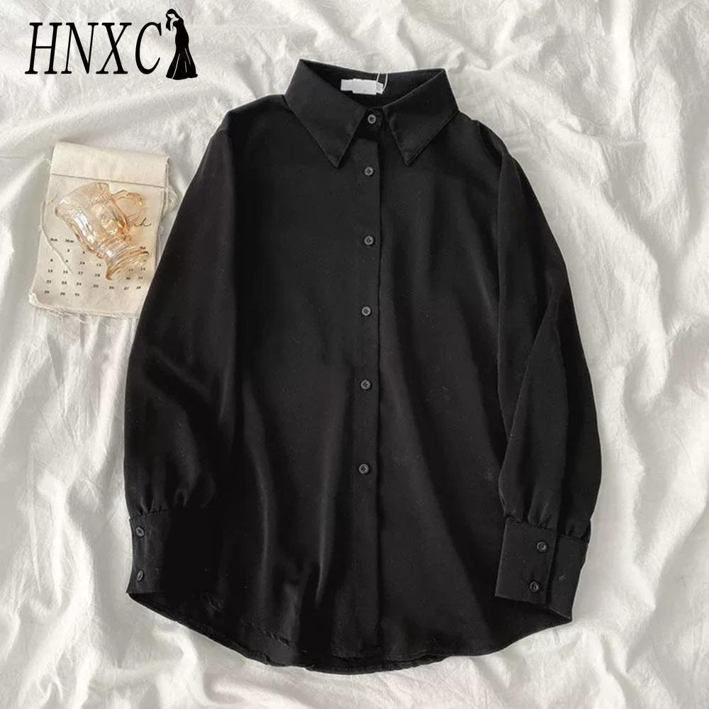 HNXC Женские модные повседневные блузки и рубашки с принтом однотонного цвета, с длинным рукавом и воротником поло M чёрный
HNXC Женские модные повседневные блузки и рубашки с принтом однотонного цвета, с длинным рукавом и воротником поло M чёрный