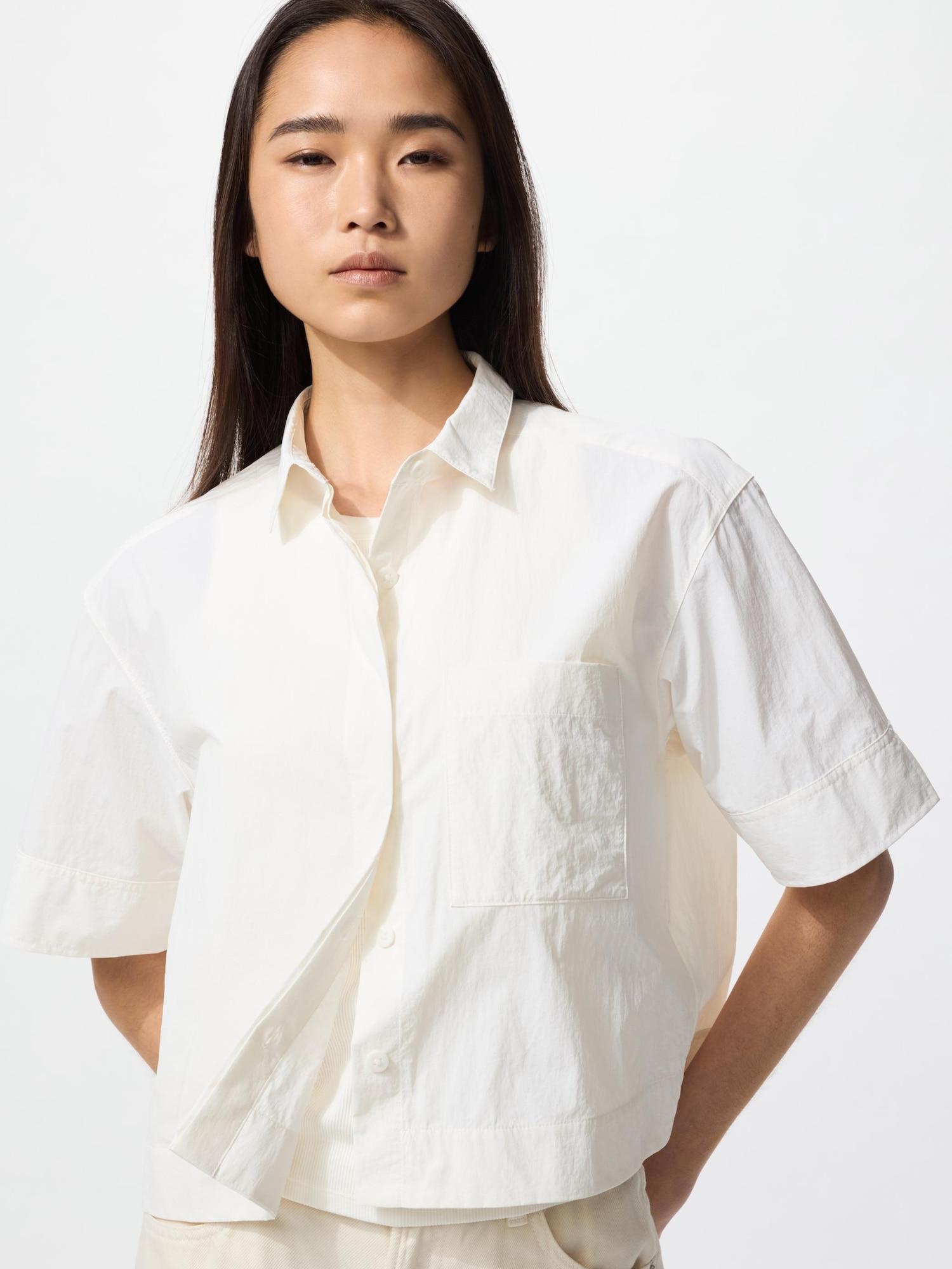 Uniqlo Нейлоновая рубашка бокси с коротким рукавом Часть 5 01 OFF WHITE/WOMEN XXL
Uniqlo Нейлоновая рубашка бокси с коротким рукавом Часть 5 01 OFF WHITE/WOMEN XXL