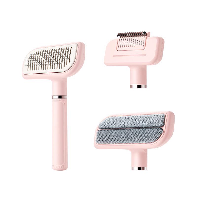 3-в-1 Распутывающая расческа-грумер для собак и кошек Three-in-One Pet Comb вишневый розовый
3-в-1 Распутывающая расческа-грумер для собак и кошек Three-in-One Pet Comb вишневый розовый
