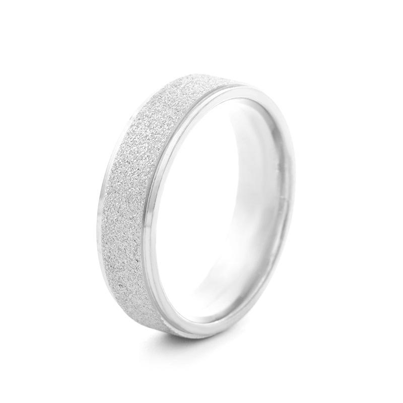 European & American Stainless Steel Rose Gold Frosted Titanium Ring - 2/4/6/8mm for Men & Women Size 10
European & American Stainless Steel Rose Gold Frosted Titanium Ring - 2/4/6/8mm for Men & Women Size 10