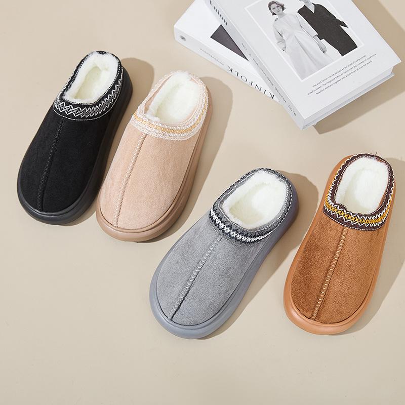Ethnic Style Furry Baotou Slippers: Warm, Thick-Soled Cotton Footwear for Men & Women 44-45 чорний
Ethnic Style Furry Baotou Slippers: Warm, Thick-Soled Cotton Footwear for Men & Women 44-45 чорний