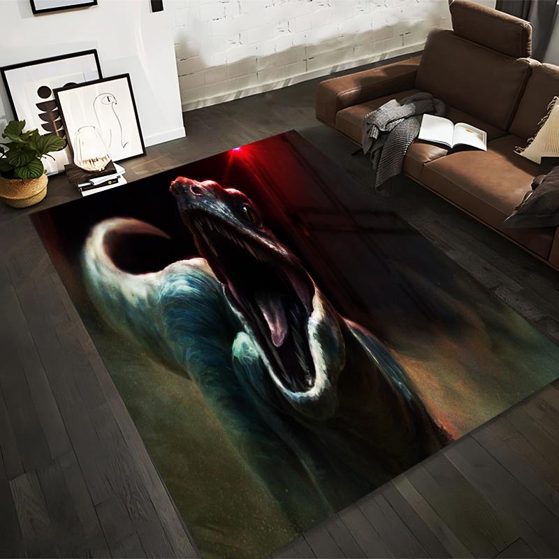 Aggressive Dinosaur Design Carpet with Realistic Jurassic Creature and Red Glow Effects Suitable for use as an anti-slip1 for1room and bedroom sofas 40x60cm( 15x23in )
Aggressive Dinosaur Design Carpet with Realistic Jurassic Creature and Red Glow Effects Suitable for use as an anti-slip1 for1room and bedroom sofas 40x60cm( 15x23in )