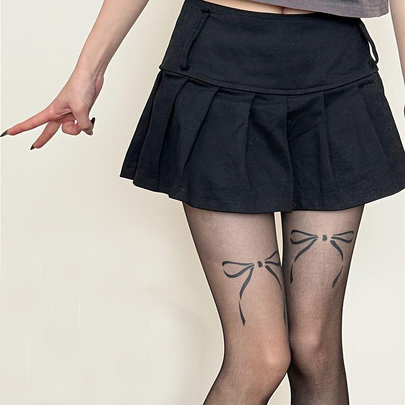 Колготки з бантом від корейської дівочої групи - тонкі, солодкі, тілесного тону
Колготки з бантом від корейської дівочої групи - тонкі, солодкі, тілесного тону