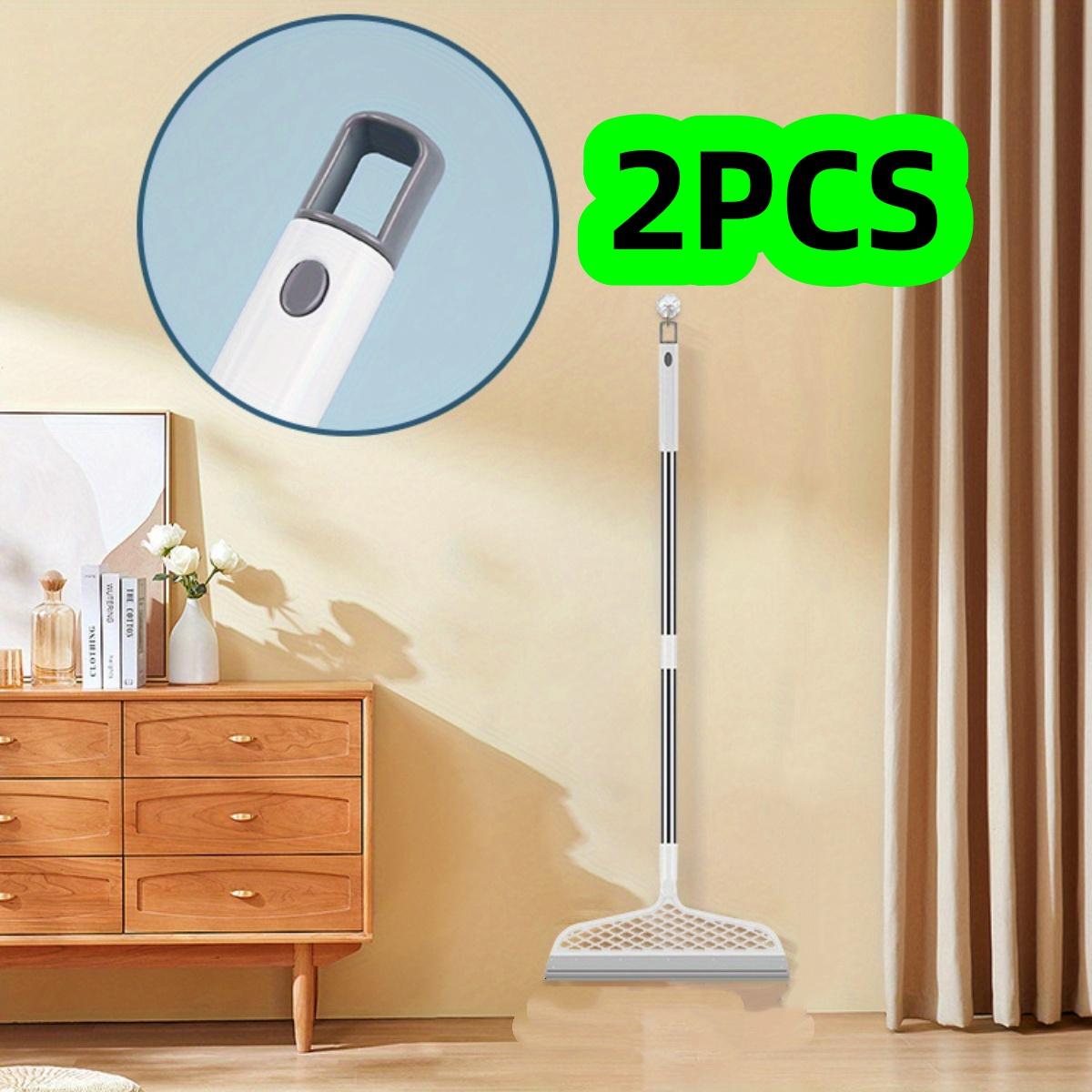 2-Pack Silicone Magic Broom Multifunctional Broom for Home Bathroom Glass Cleaning, Water Scraping, Hair Sweeping, and Mop with Detachable
2-Pack Silicone Magic Broom Multifunctional Broom for Home Bathroom Glass Cleaning, Water Scraping, Hair Sweeping, and Mop with Detachable