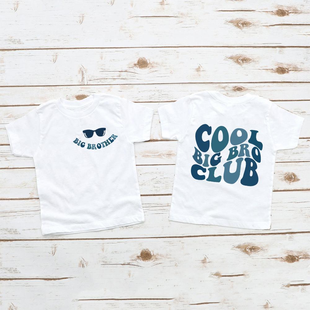 Крутая футболка клуба Big Bro, милый наряд для брата или сестры, переходящий в топ для старшего брата, подарок для объявления о рождении ребенка 5T(120cm)
Крутая футболка клуба Big Bro, милый наряд для брата или сестры, переходящий в топ для старшего брата, подарок для объявления о рождении ребенка 5T(120cm)