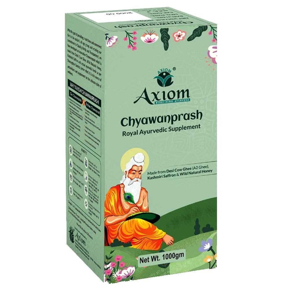 Axiom Royal Chyawanprash | A2 Ghee, Saffron, 40+ Herbs | Strength | 1kg
Axiom Royal Chyawanprash | A2 Ghee, Saffron, 40+ Herbs | Strength | 1kg