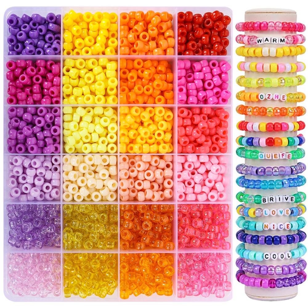 24-Color Barrel Beads Set: 2400 pcs for DIY Jewelry, Children s Handmade Crafts, and Colorful Letter Bead Stringing
24-Color Barrel Beads Set: 2400 pcs for DIY Jewelry, Children s Handmade Crafts, and Colorful Letter Bead Stringing