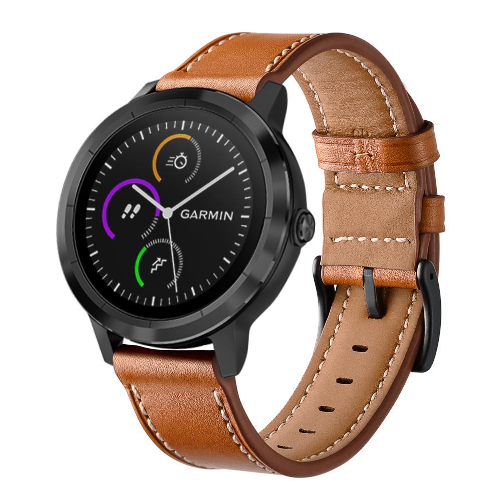 20mm Top-layer Genuine Leather Watch Strap Replacement for Garmin Vivoactive 3/Vivomove HR Blue
20mm Top-layer Genuine Leather Watch Strap Replacement for Garmin Vivoactive 3/Vivomove HR Blue