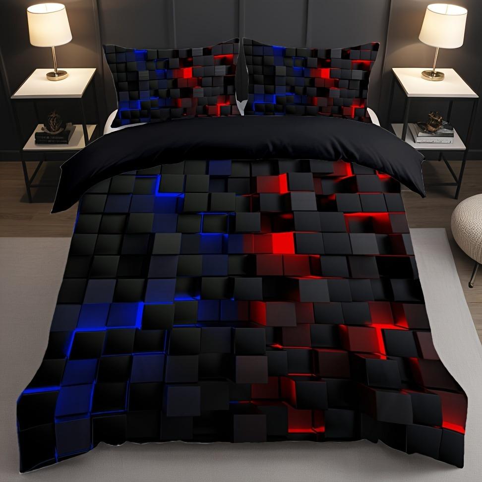 3D Printed Duvet Cover Set (No Filling) Visual Geometry Pattern Soft Bedding Set Single Twin Size For Kids Adult Home Decor 135x200cm
3D Printed Duvet Cover Set (No Filling) Visual Geometry Pattern Soft Bedding Set Single Twin Size For Kids Adult Home Decor 135x200cm
