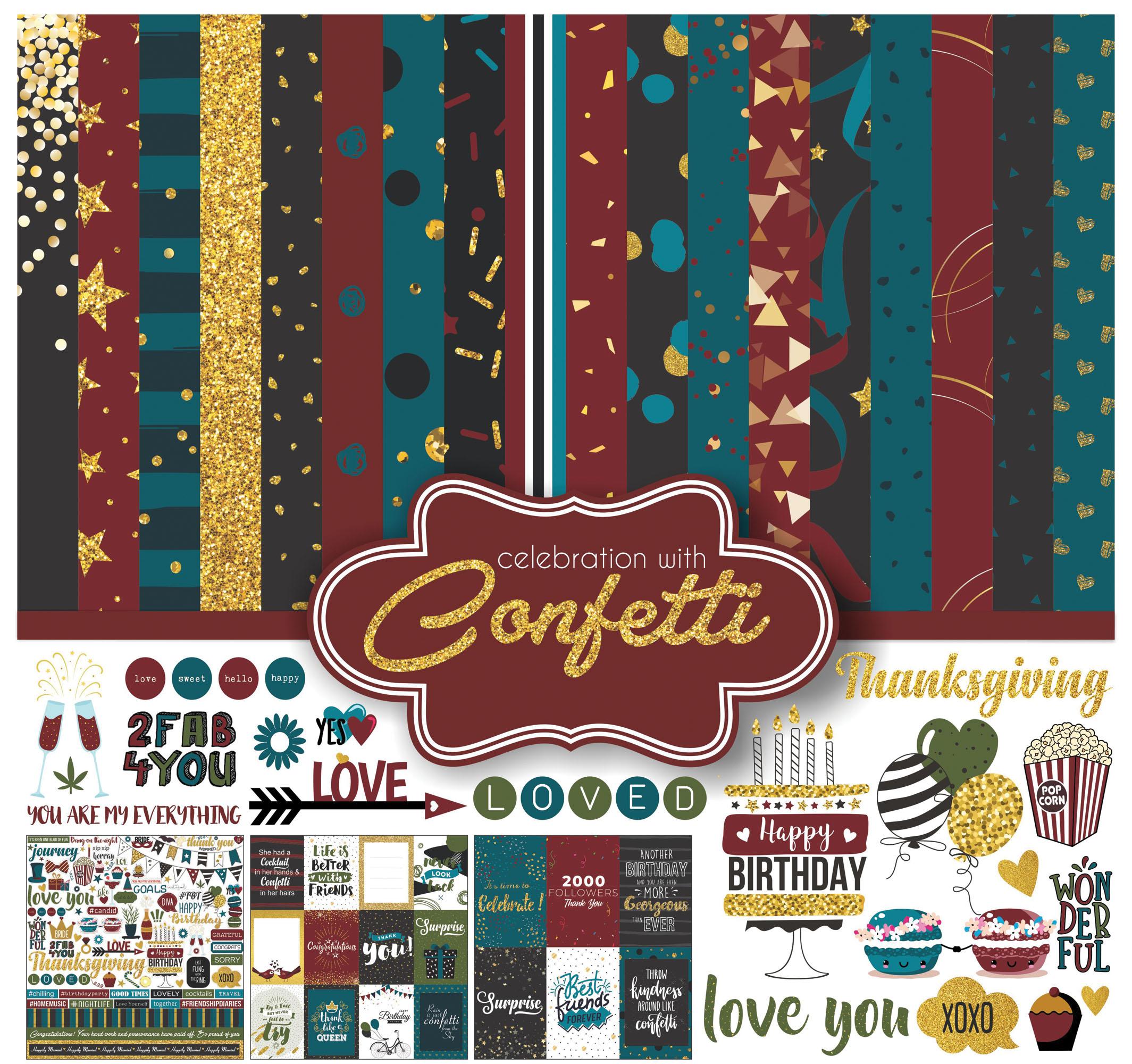 Inkdotpot Party Confetti Theme Collection Двухсторонний набор бумаги для скрапбукинга Карточки 12 x 12 Бумага для изготовления карт 12 x12 разноцветный
Inkdotpot Party Confetti Theme Collection Двухсторонний набор бумаги для скрапбукинга Карточки 12 x 12 Бумага для изготовления карт 12 x12 разноцветный