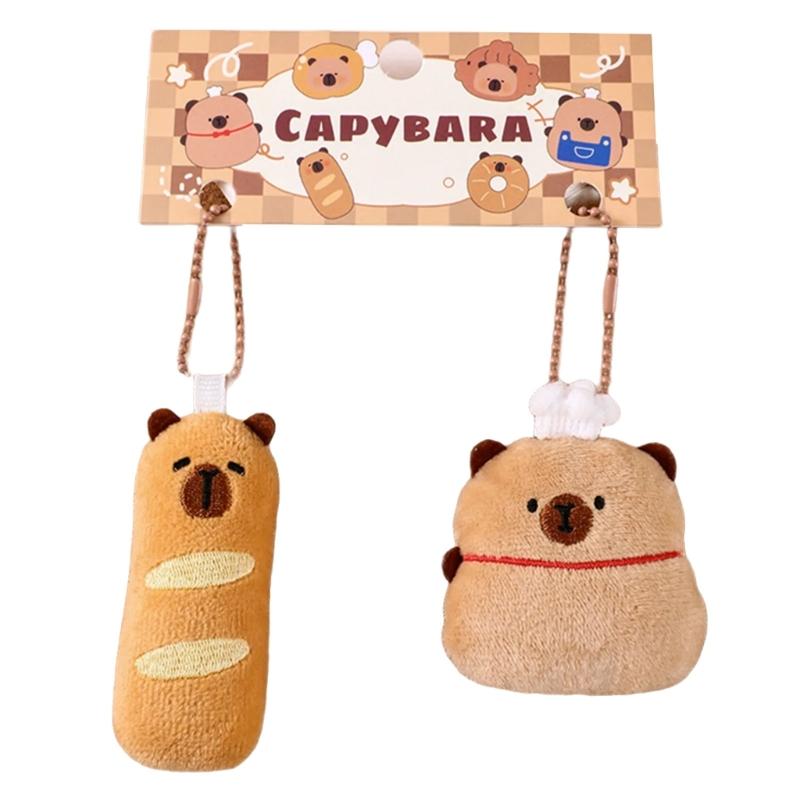2Pcs Soft Capybara Plush Backpack Keychain Pendant for Unique Bag Decoration Colorful Keyring Charm Cartoon Shoulder Bag
2Pcs Soft Capybara Plush Backpack Keychain Pendant for Unique Bag Decoration Colorful Keyring Charm Cartoon Shoulder Bag