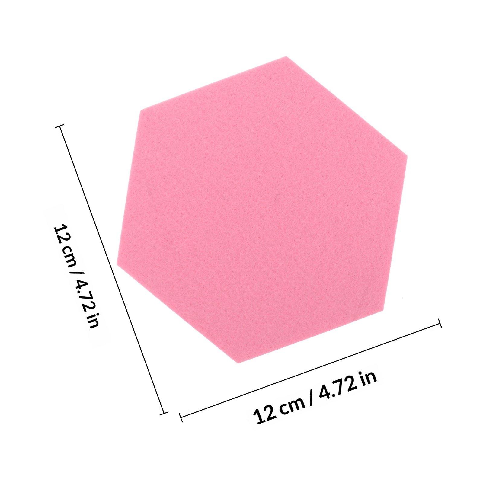 12Pcs Felt Hexagon Wall Memo Board Self-Adhesive Decorative Bulletin Board for Office Home Classroom Notes Display
12Pcs Felt Hexagon Wall Memo Board Self-Adhesive Decorative Bulletin Board for Office Home Classroom Notes Display