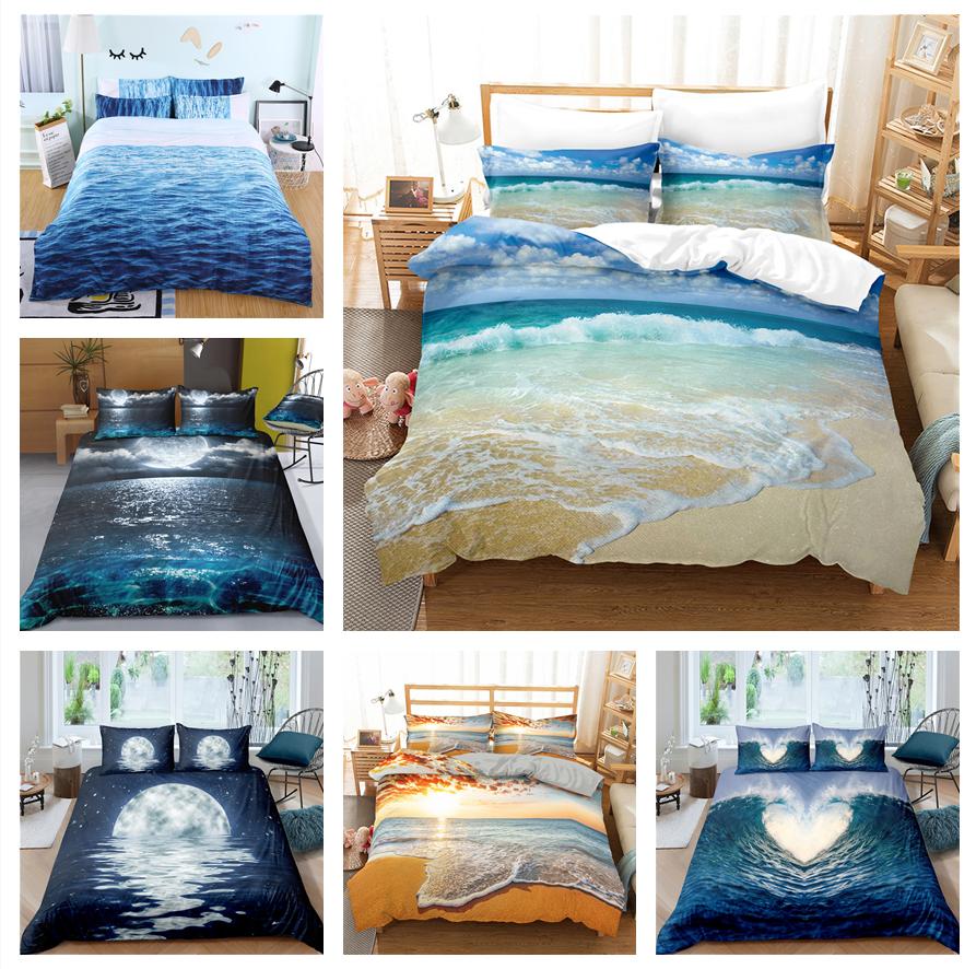 3D Printed Bedding Set with Seawater Pattern Pillowcase and Duvet Cover 2/3pc Summer Cool Pattern Home Bedding Gift UK Single 135x200cm
3D Printed Bedding Set with Seawater Pattern Pillowcase and Duvet Cover 2/3pc Summer Cool Pattern Home Bedding Gift UK Single 135x200cm