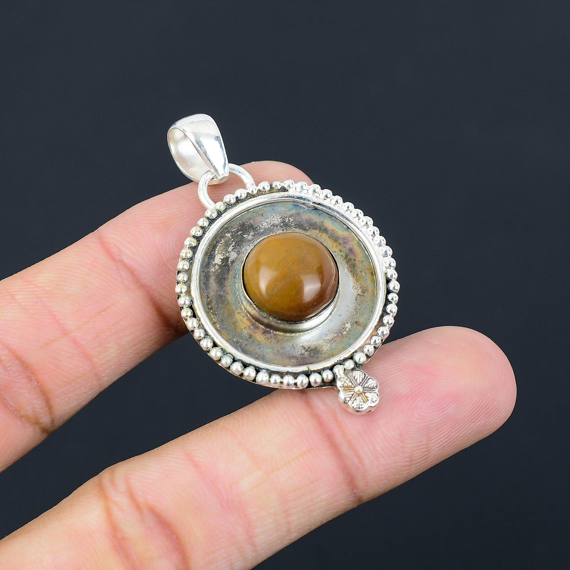 Friendship Day Deal Natural Seam Agate Mother Anniversary New Pendant 925 Silver
Friendship Day Deal Natural Seam Agate Mother Anniversary New Pendant 925 Silver
