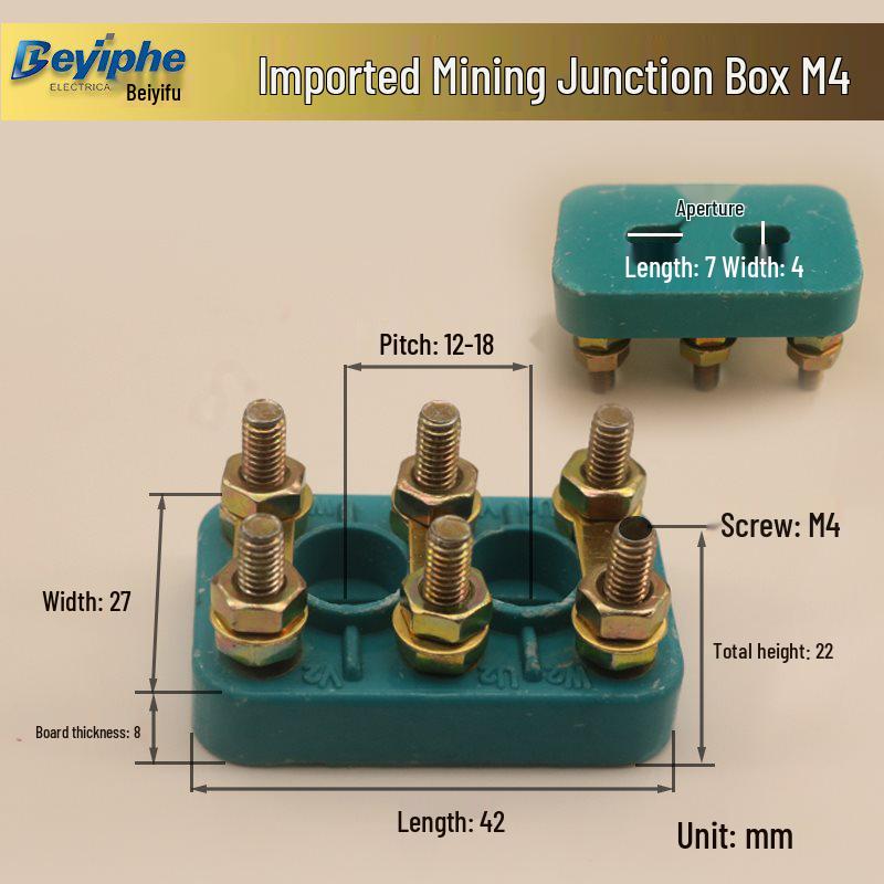 Multi-purpose Three-phase Motor Wiring Terminal Block M5/M6/M8
Multi-purpose Three-phase Motor Wiring Terminal Block M5/M6/M8
