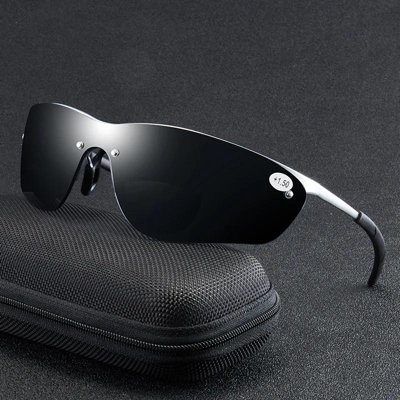 Модні чоловічі біфокальні сонцезахисні окуляри Подвійне використання Далекоблизькі окуляри для читання Срібна пружинна оправа Спортивні окуляри +100 +150 +200 +250 +300 3.0
Модні чоловічі біфокальні сонцезахисні окуляри Подвійне використання Далекоблизькі окуляри для читання Срібна пружинна оправа Спортивні окуляри +100 +150 +200 +250 +300 3.0