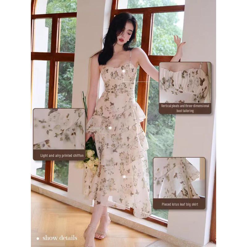 French Floral Camisole Dress - Evening Gown, Vacation Style, Summer Seaside Wear, Women s Long Dress Extra Large
French Floral Camisole Dress - Evening Gown, Vacation Style, Summer Seaside Wear, Women s Long Dress Extra Large