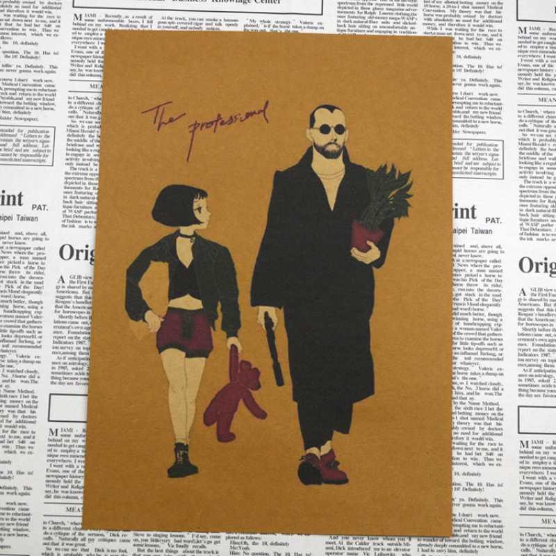 Free Shipping: Nostalgic Leon Raine Retro Kraft Paper Movie Poster - Classic Decorative Art Yellow Kraft Paper (No Glue) 30X42 cm
Free Shipping: Nostalgic Leon Raine Retro Kraft Paper Movie Poster - Classic Decorative Art Yellow Kraft Paper (No Glue) 30X42 cm